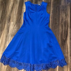 Donna Ricco Cobalt Blue Dress Size 14